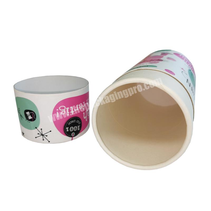 Wholesale Kraft Paper Cardboard Cylinder Essential Oil Tea Packaging Long Round Tube Box