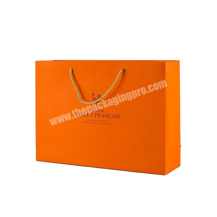 Wholesale Luxury Famous Gift Garment Paper Shopping Bags Brand Gift Custom Printed Garment Shopping Paper Bag With Your Own Logo