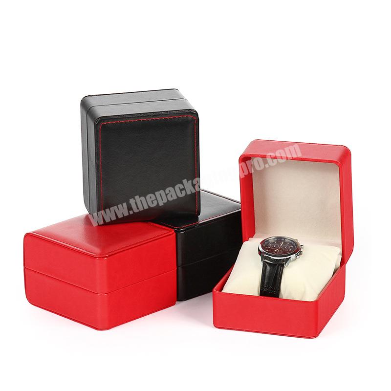 Wholesale Mens Fashion Organizer Gift Luxury Case Custom Storage Packing PU Leather Watch Box