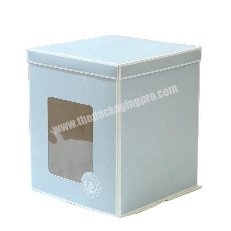 Wholesale Nice Price Cheapest Wedding Cake Box Eco Friendly Packaging Tall Cake Boxes Hot Sale Cake Boxes With Window