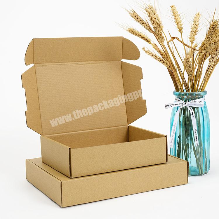 Wholesale Price Cardboard Corrugated Shipping Box Brown Kraft Paperboard Mailer Box