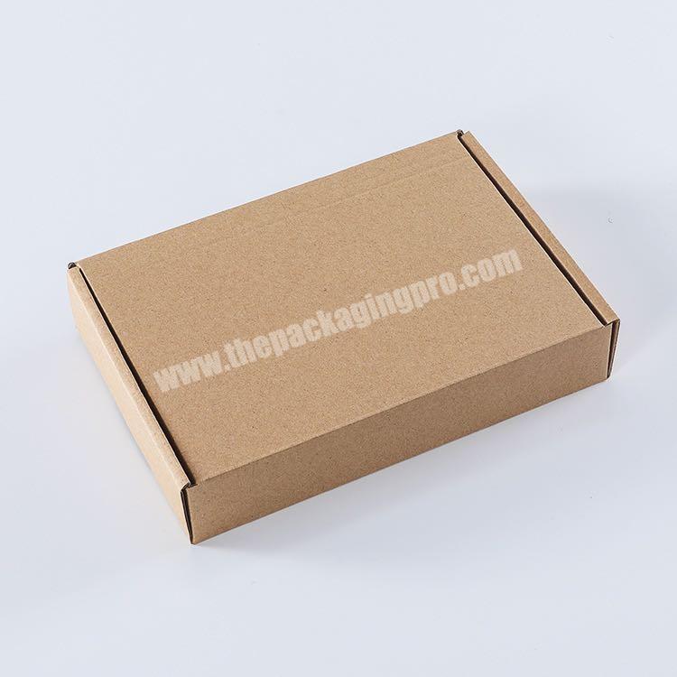 Wholesale Printing Recycled Brown Paper Mailer Box Flat Folding Corrugated Carton Blanket Shipping Boxes