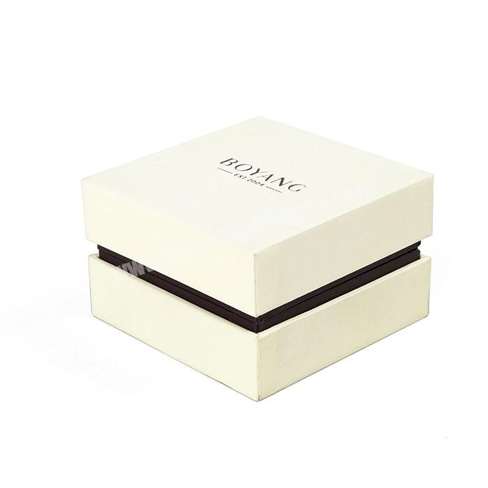 Wholesale Ready Stock Square White plastic pendant box Jewelry Rings Boxes