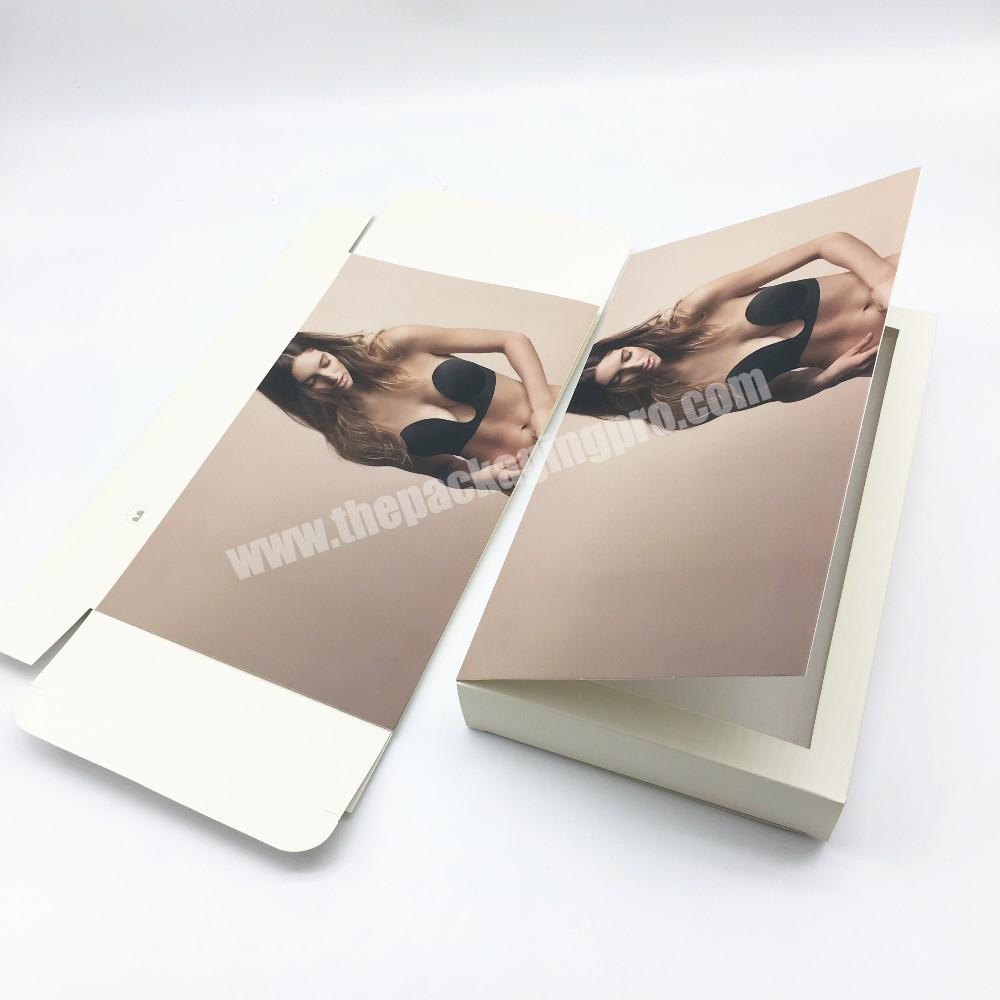 Wholesale Recycled Luxury Women's Sexy Bra Underwear Packaging Box Custom Paper Box for Lingerie Packing with Frosted Window