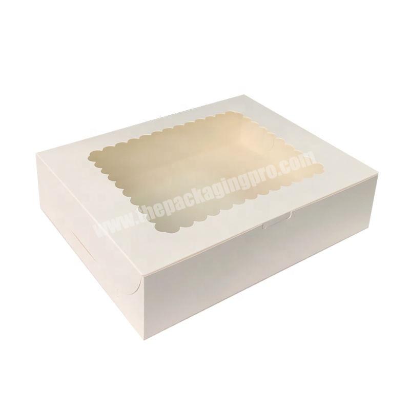 Wholesale White Custom Luxury Paper Sushi Box Packaging with Clear Window