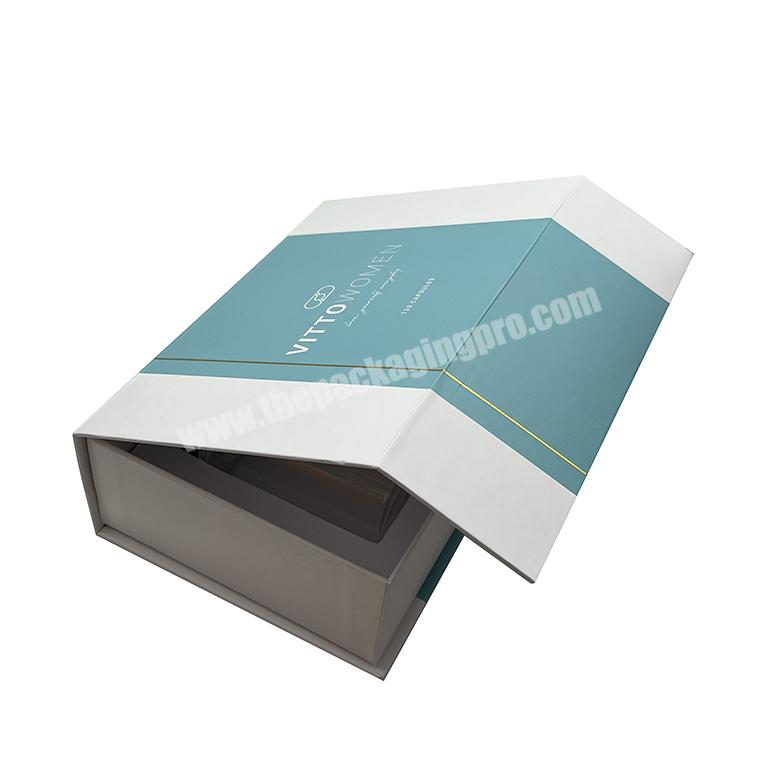 Wholesale custom luxury cardboard magnetic paper gift box packaging with  insert