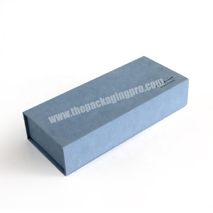 Wholesale custom luxury velvet invitation magnetic gift box
