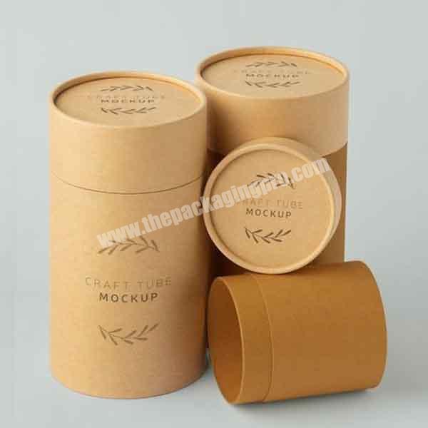Wholesale custom round paper food grade composite cardboard tube mouth can packaging with sealing