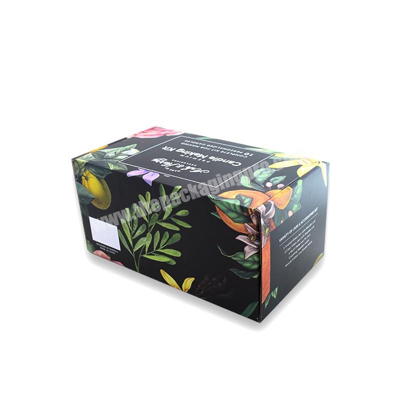 Wholesale customized candle bottle box set skin care cosmetics packaging gift box printed logo
