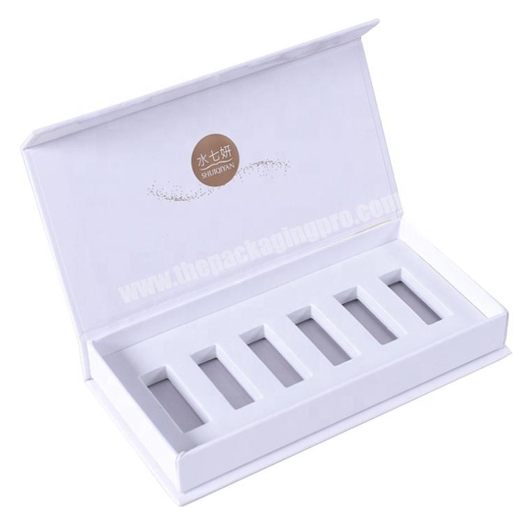 Wholesale hard cardboard magnetic close white paper gift box