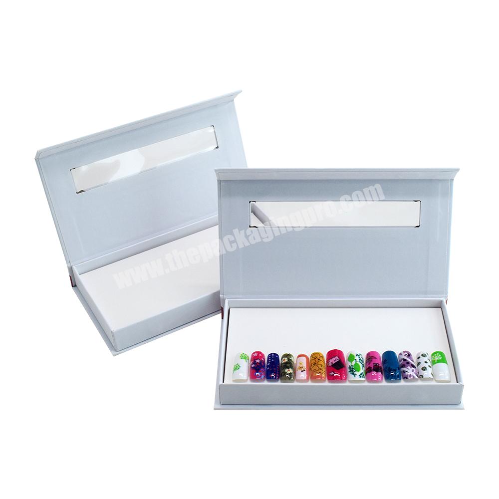Wholesale luxury custom cardboard paper private label pink eyelash packaging box with logo