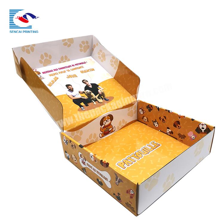 Wholesale luxury high quality customized  corrugated pet mailer packaging box