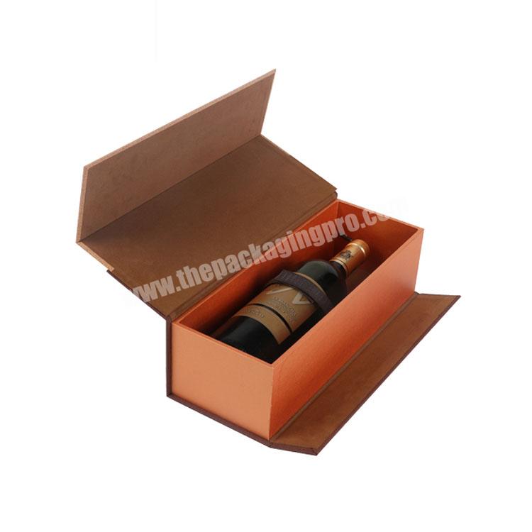 Wine Box Carton Single Wine Paper Packaging Box Gift Box Customized Premium Cardboard Red Special Paper Specialty Paper Handmade