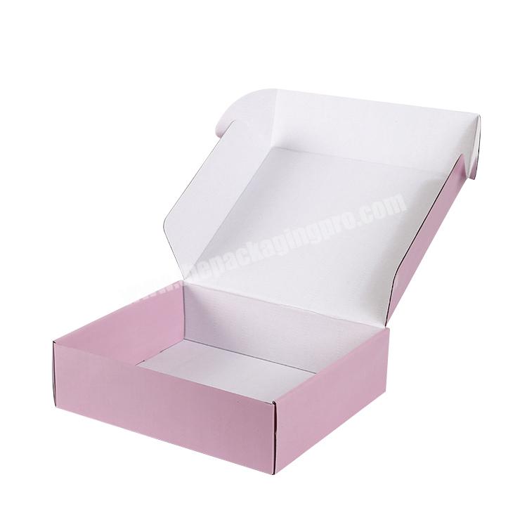 Yilucai Color Corrugated Mailing Packaging Boxes Clothing