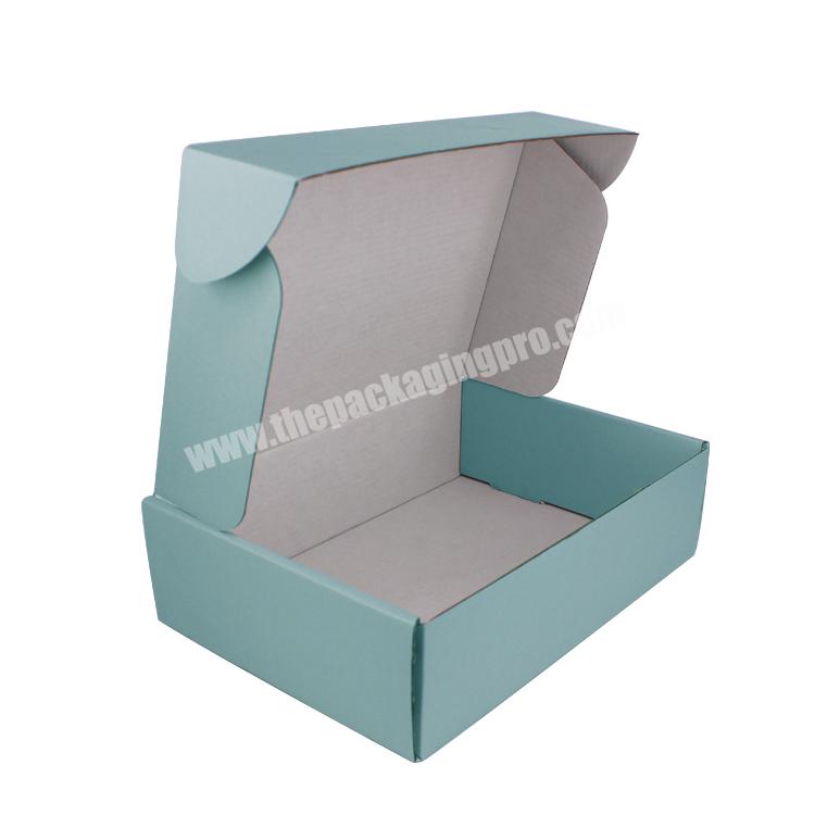 Yilucai Custom Blue Corrugated Shipping Packaging Box for Blanket package