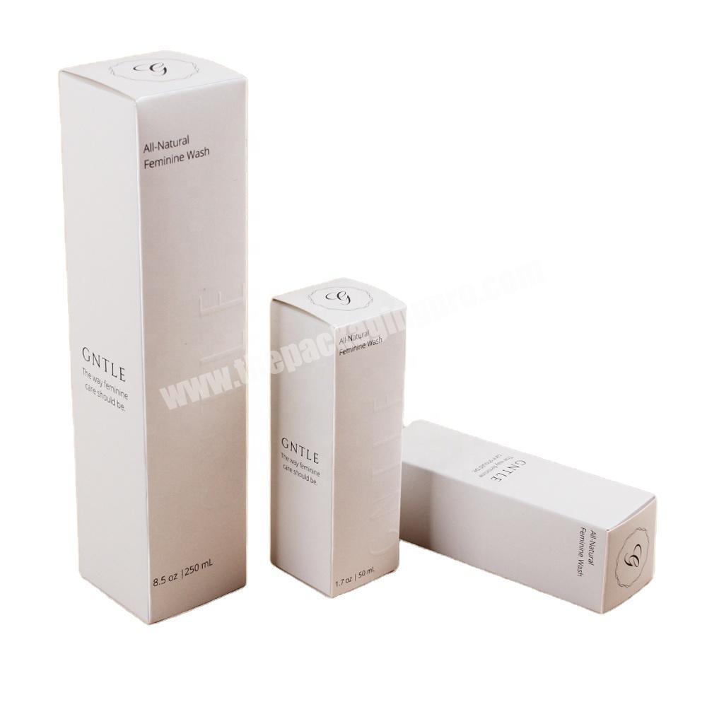 Yilucai Custom Wholesale Cheap Cosmetics Feminine Personal Care Products Folding Paper Packaging Boxes with Insert