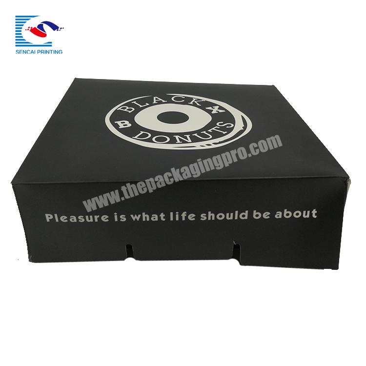 cheap food donut box factory price packaging donut boxes with custom size