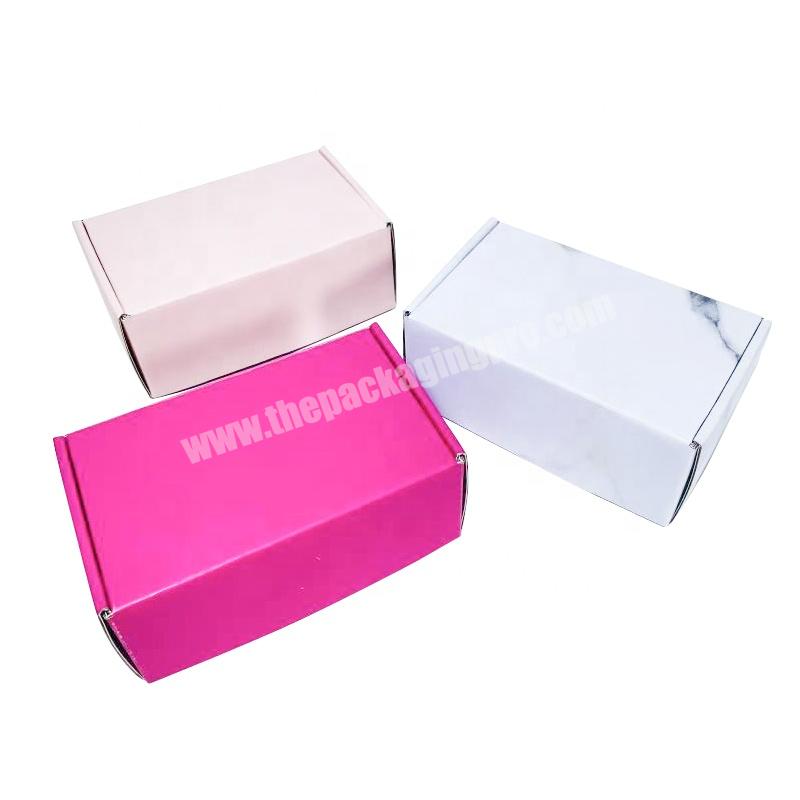 custom black Clothes cardboard holographic shipping boxes cosmetics corrugated mailer box with logo manufacturer