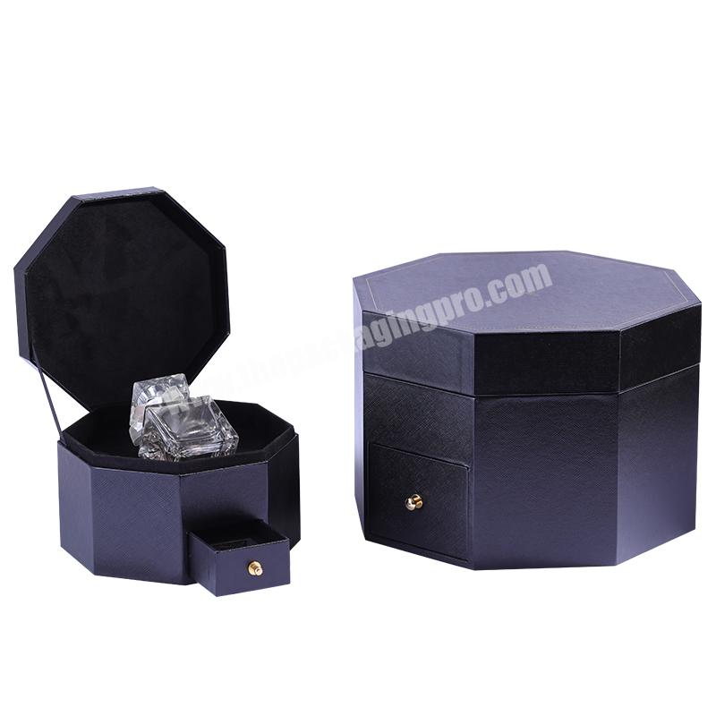 custom dubai cylinder blue fancy arabic special velvet perfume paper boxes  design making for perfume packing