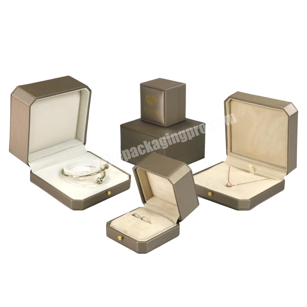 custom leather necklace ring bracelet jewelry packaging box design jewelry storage box