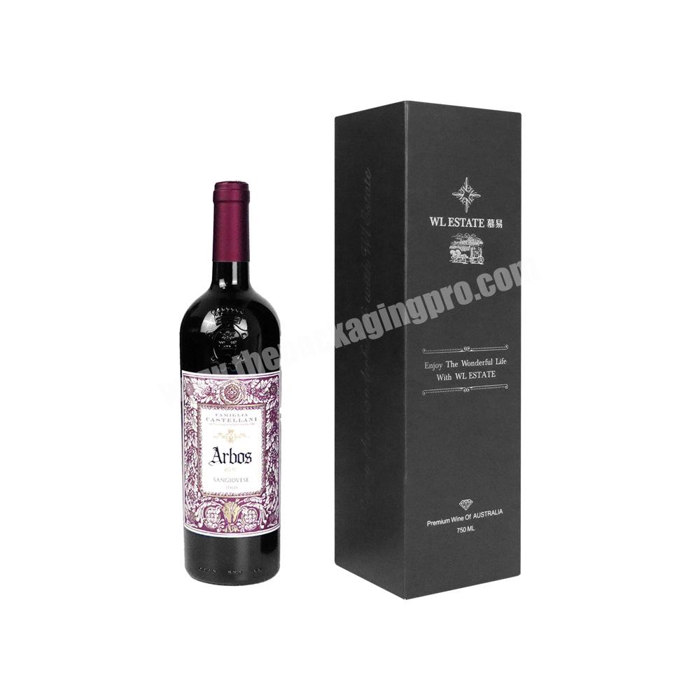 custom logo cheap wine box magnetic gift boxes wine paper gifts box for wine