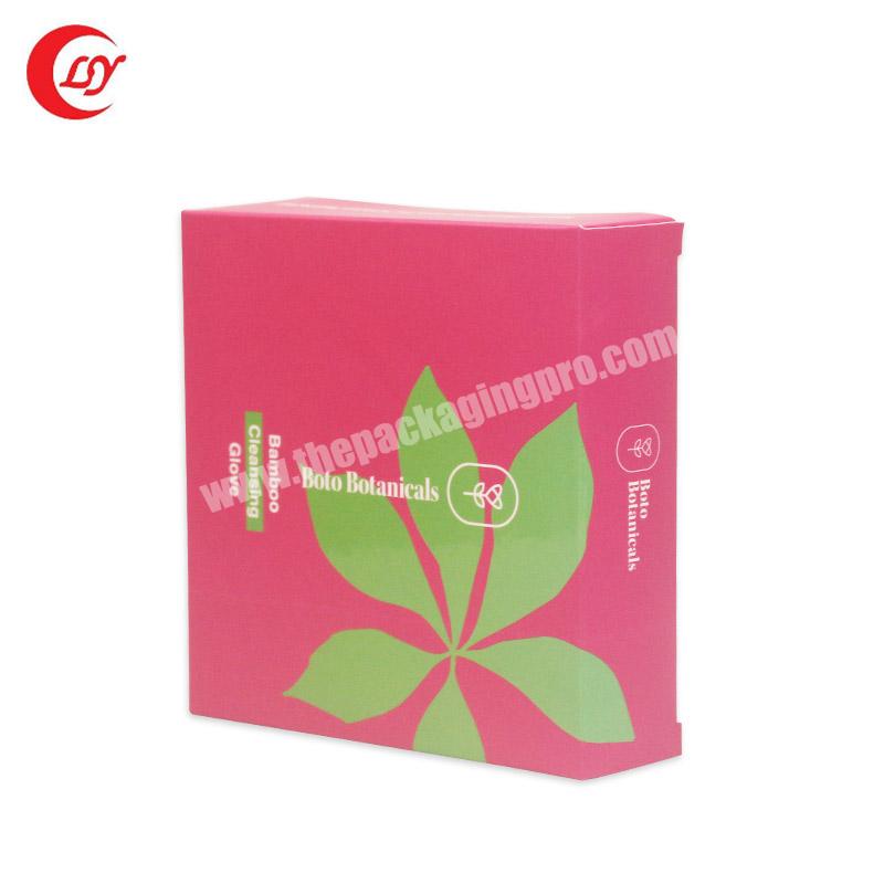 custom logo paper box paper box for perfume pink color kraft paper colorful boxes packaging