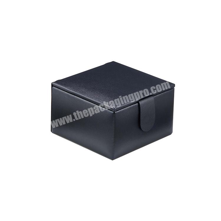 custom luxury gift ring packaging leather jewelry box