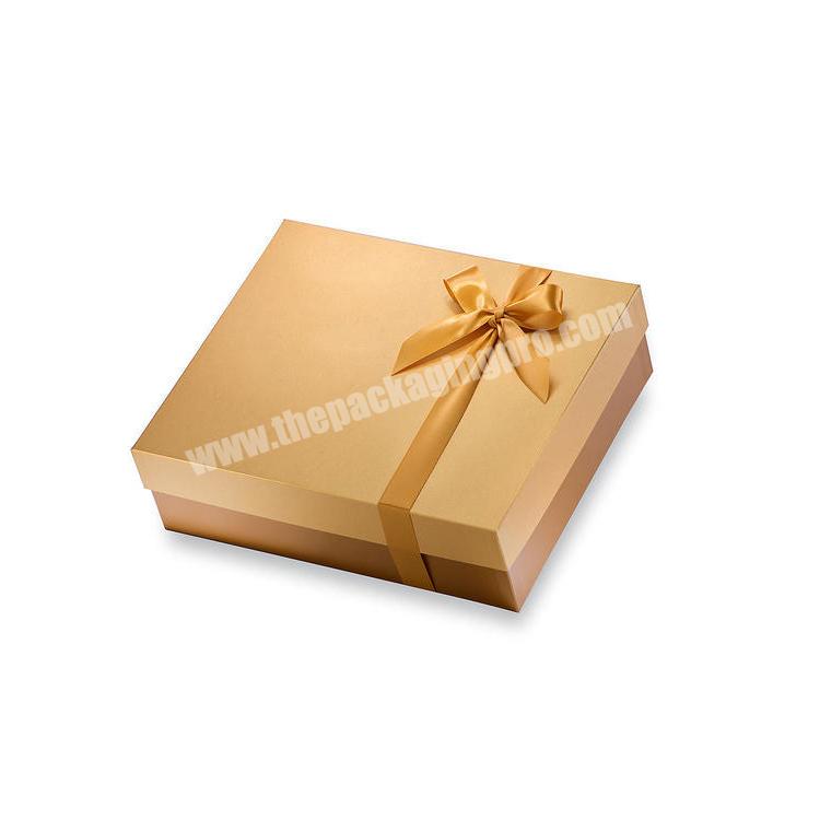 custom luxury set for present with ribbon gift package boxes