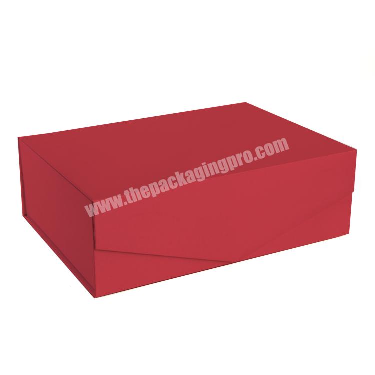 custom print hot sale foldable packaging box cardboard presentation box gift box wedding invitation