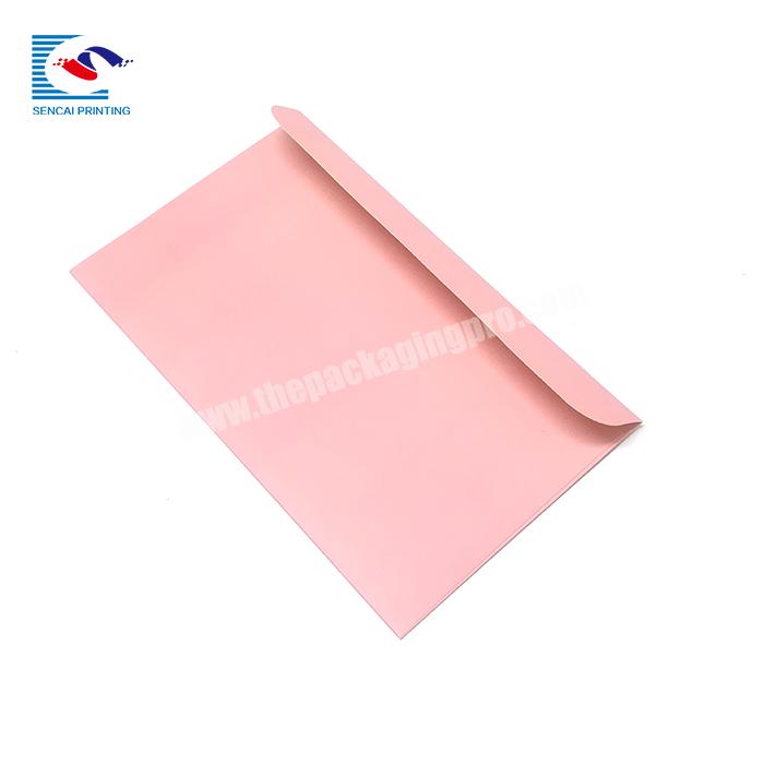 custom printing pink A4 c4 c5 b6 paper envelope