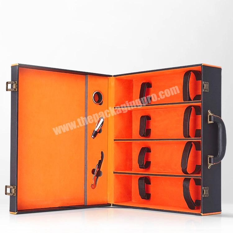 custom wine boxes with logo packaging wine box sublimation wine glass gift boxes wholesale