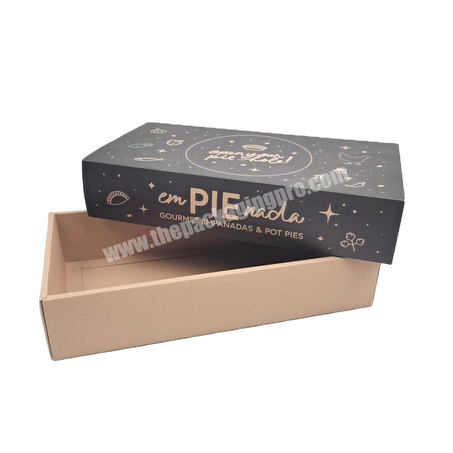 factory price biodegradable paper food grade empanadas pie box gift box