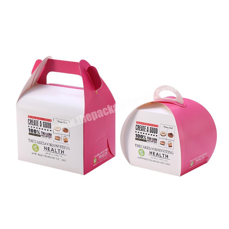 laser cut pantone color printing elegant small wedding cake boxes