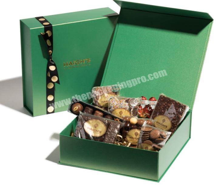 luxury celebration chocolate  bar packing gift box fancy sweet boxes empty magnetic custom logo chocolate packaging paper boxes