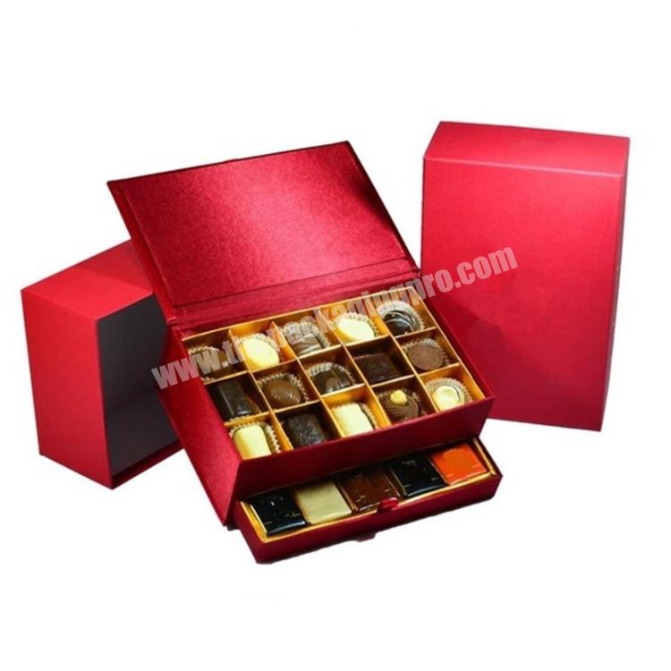 luxury gift packaging drawer chocolate box