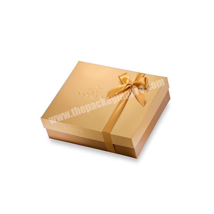 paper packaging with ribbon box for gifts