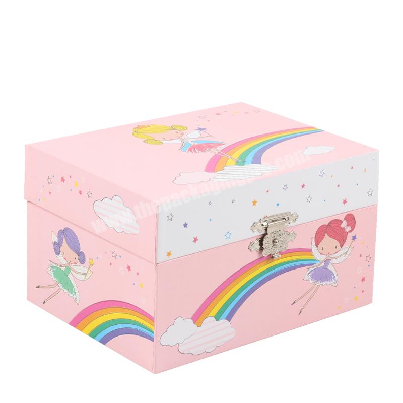 wholesale High-grade Popular Jewelry Boxes Mechanism Musical Box paper cardboard Ballerina music box