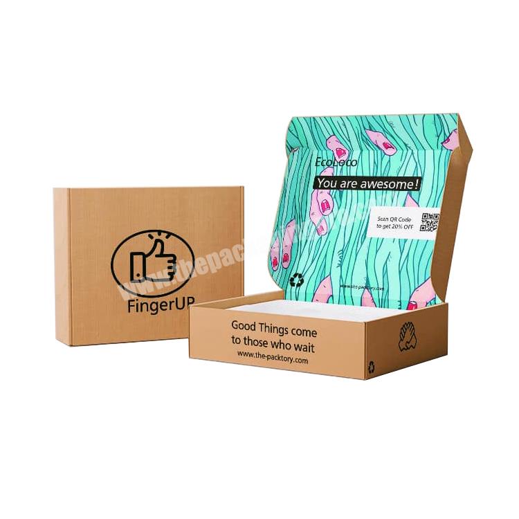 wholesale corrugated cardboard paper packaging postal mailer box