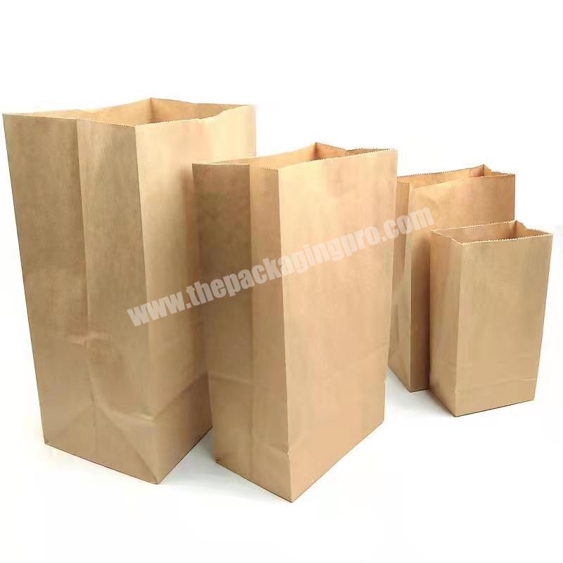 wholesale disposable portable paper bag for food packaging