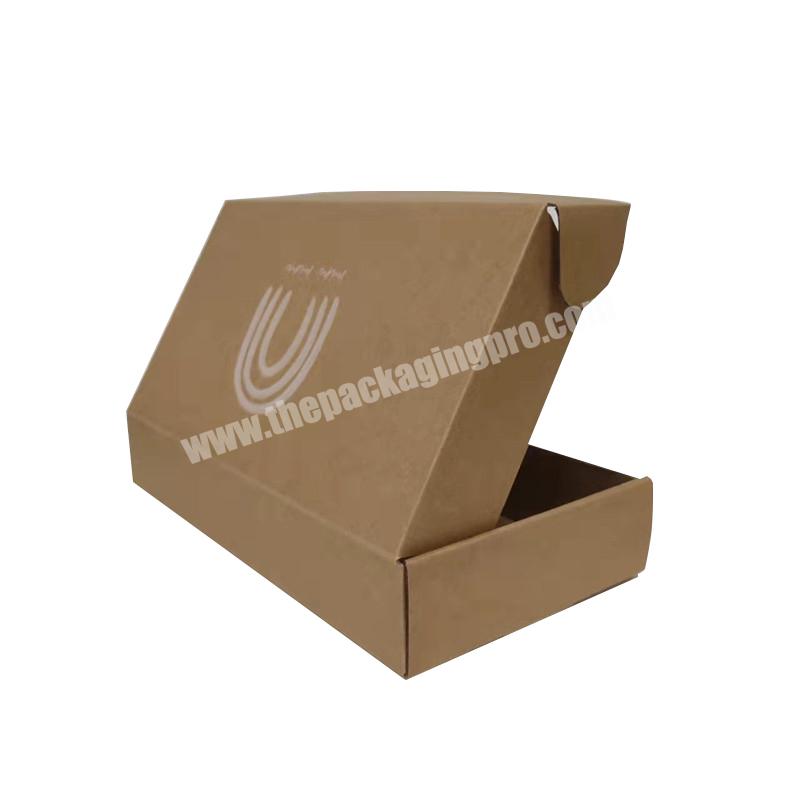 wholesale eco friendly brown kraft custom corrugated carton box mailer ship cardboard shipping boxes