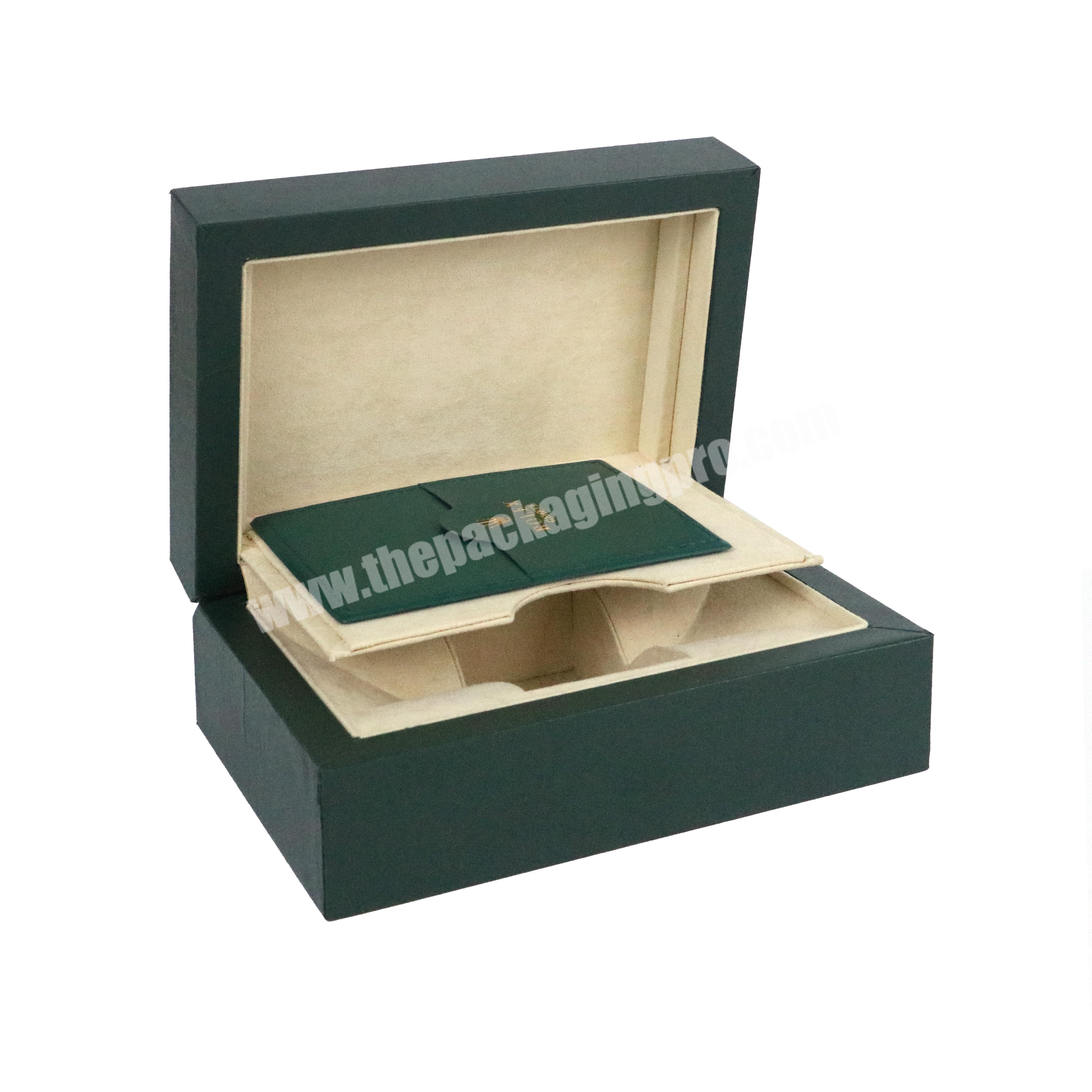 wholesale luxury leather watches box velvet box mens watch custom watch packaging box