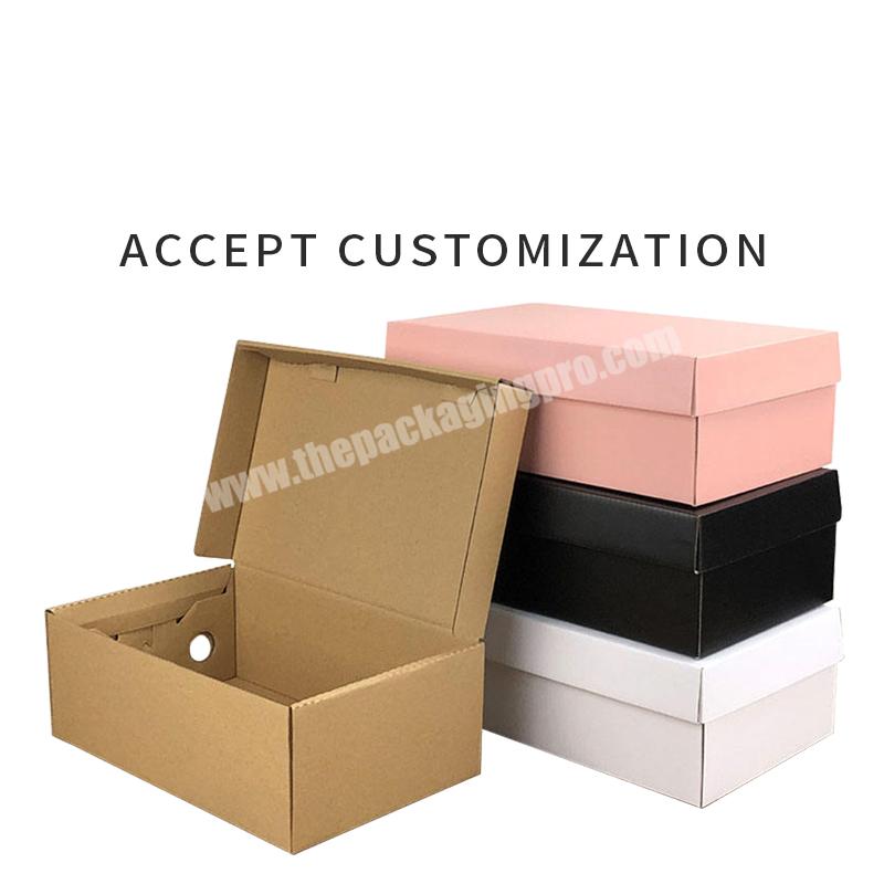 wholesale shoe box size dimensions stackable black Transport packaging ...