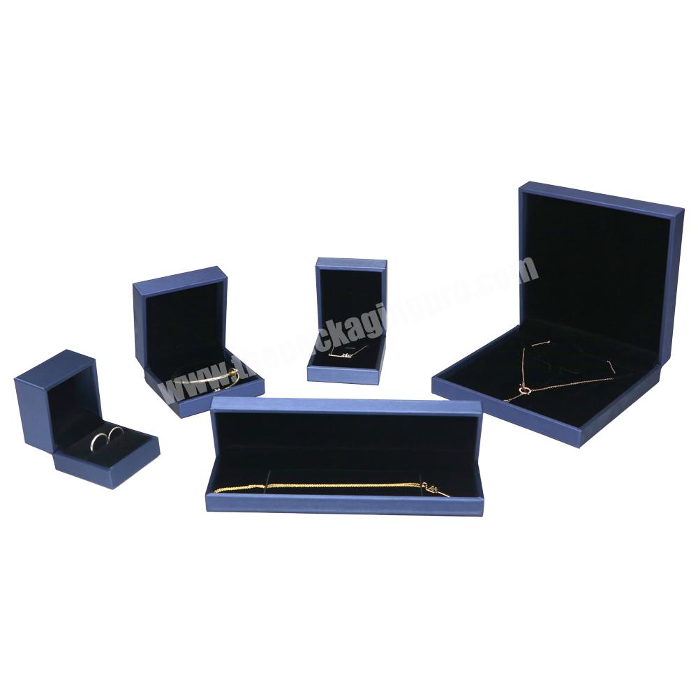 wholesale travel jewelry box velvet luxury pu jewelry box boxes for jewelry packing