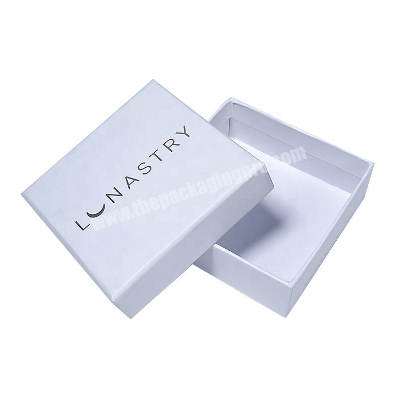 wholesale white Gift jewellery Cardboard Paper packaging box custom logo luxury necklace bracelet ring earring jewelry box