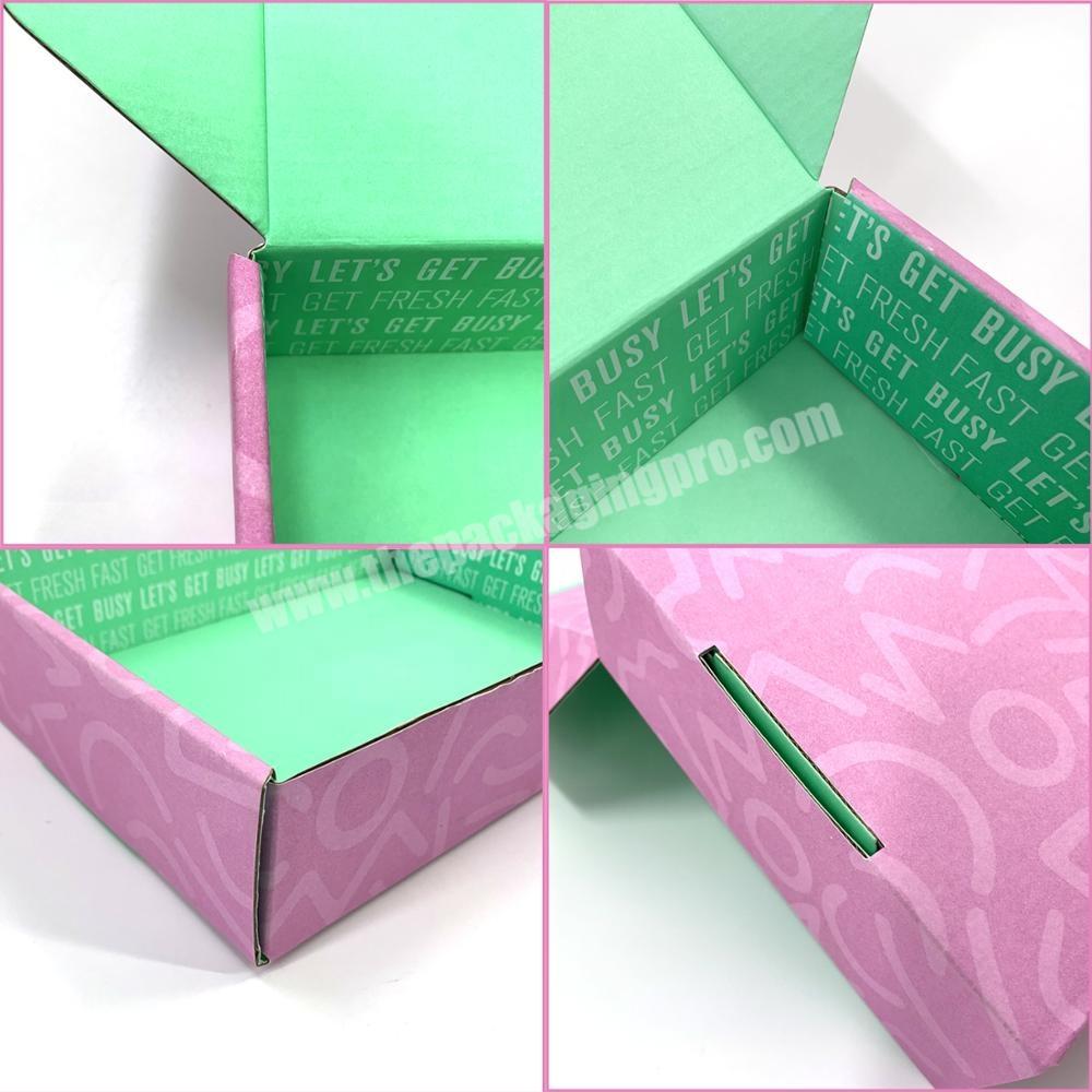 2020 Factory Direct Custom Logo Printed Carton Box Corrugated Cardboard Material Paper Box