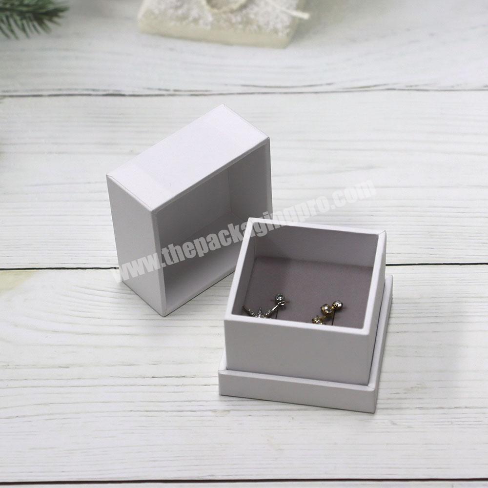 6/48PCS Small Jewelry Storage Box Transparent Plastic Earrings Rings Beads Jewelry  Storage Boxes Square Organizer Case Container