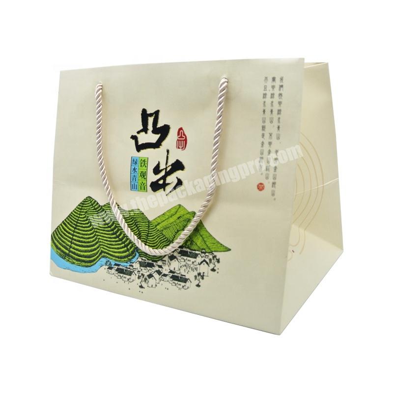 Biodegradable Large Personalized Custom Printed Logo Colourful Carry Paper Gift Shopping Bag