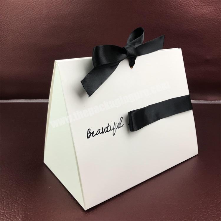 Black Print Gold Luxury Custom Apparel Paper Shopping Bag For Gift With Ribbon Handle Ribbon Bow With Customize Gold Logo - Buy Shopping Bag Custom,Luxury Pink Paper Shopping Packaging Bag,Paper Shopping Bag For Gift.