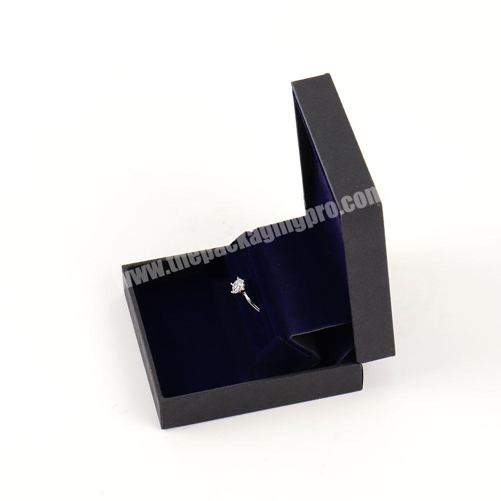 Black led light jewelry box gift with custom logo fine jewelry gift box packaging small gift boxes for jewelry black