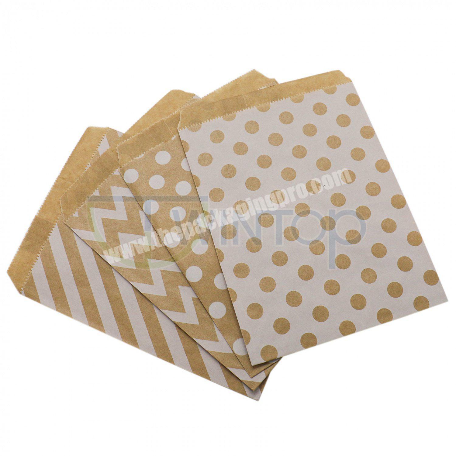 Brown paper bags with print for grocery